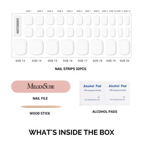 MelodySusie array of 16 sizes displayed to ensure perfect toe fit