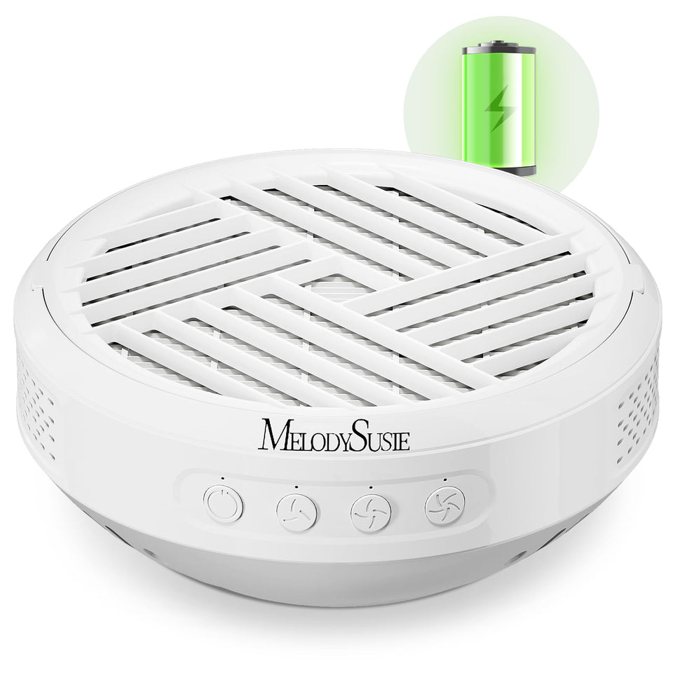 MelodySusie SProR front view showing compact shell and intake, keeps workspace cleaner