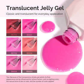 MelodySusie texture swatch stick showing milky-jelly finish for layering guidance