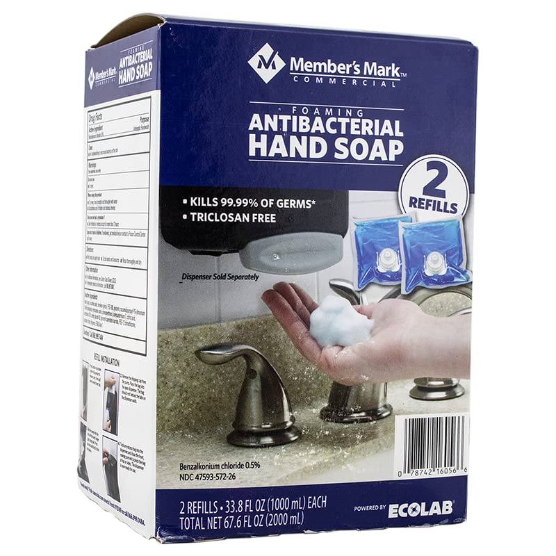 MEMBER´S MARK front packaging showing two refill bottles and clear labeling benefits