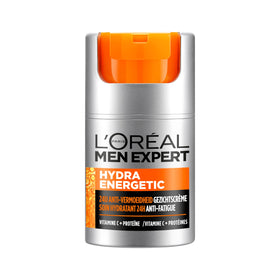 MEN EXPERT front packaging shows compact 1.6 oz tube and benefits