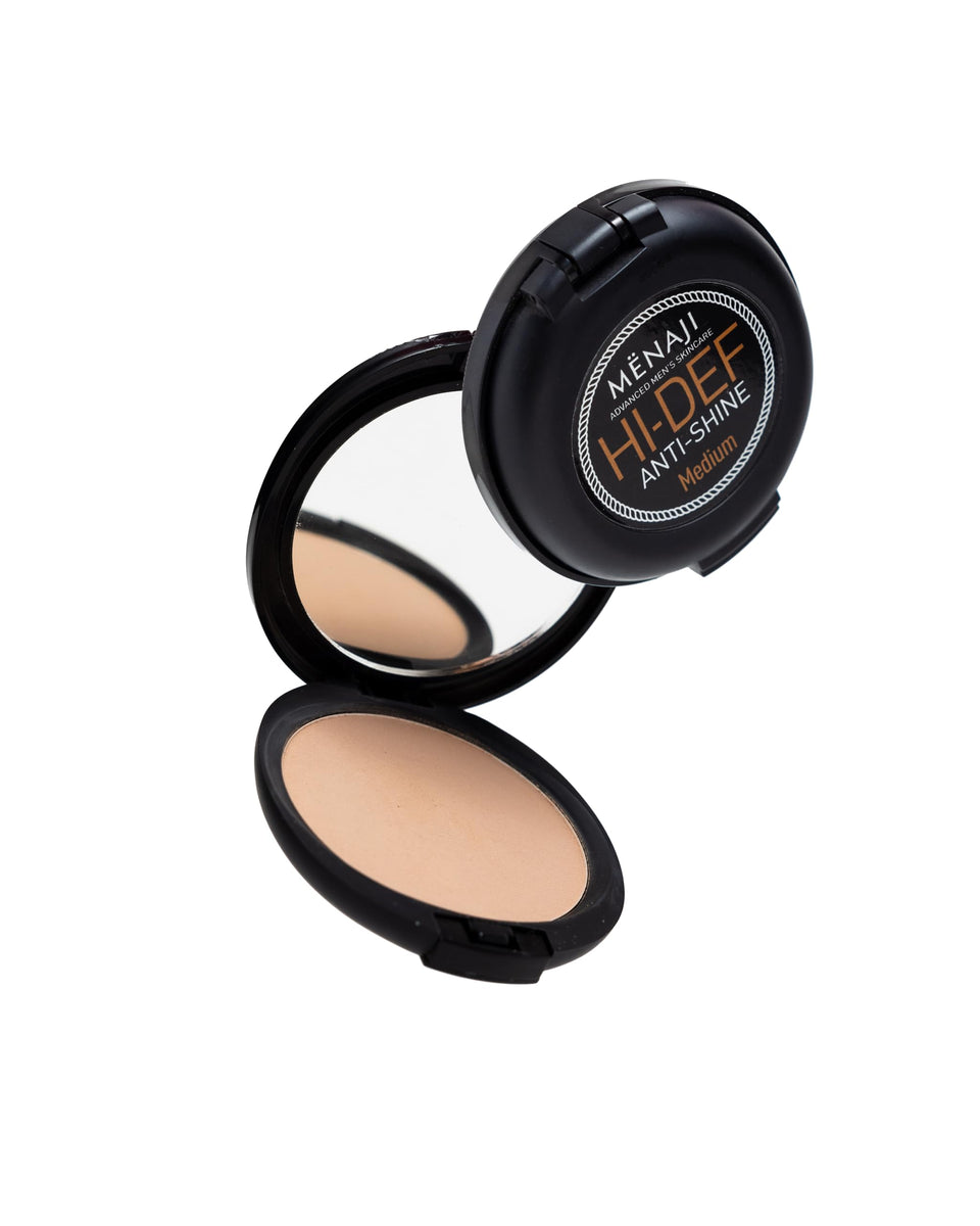 Menaji compact front view showing sleek packaging and discreet branding benefit: professional look