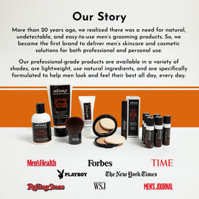 Menaji shade range display including Medium to help choose an undetectable match