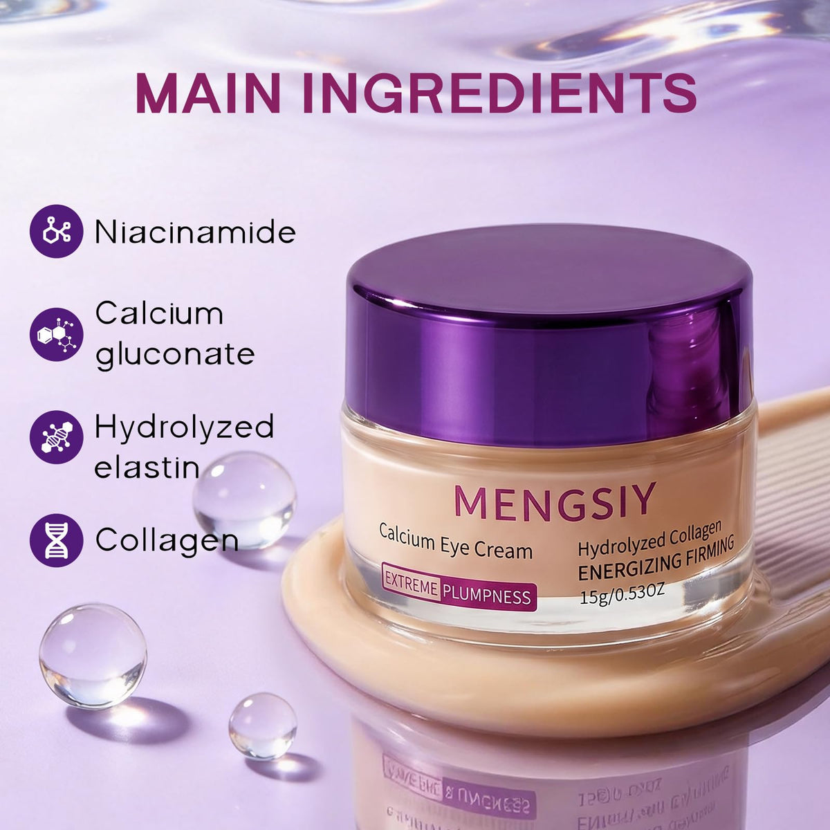 mengsiy applied on hand demonstrating smooth blendability and quick absorption