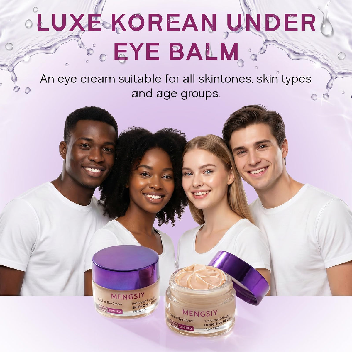 mengsiy lifestyle morning routine by mirror showing fresh, hydrated eyes