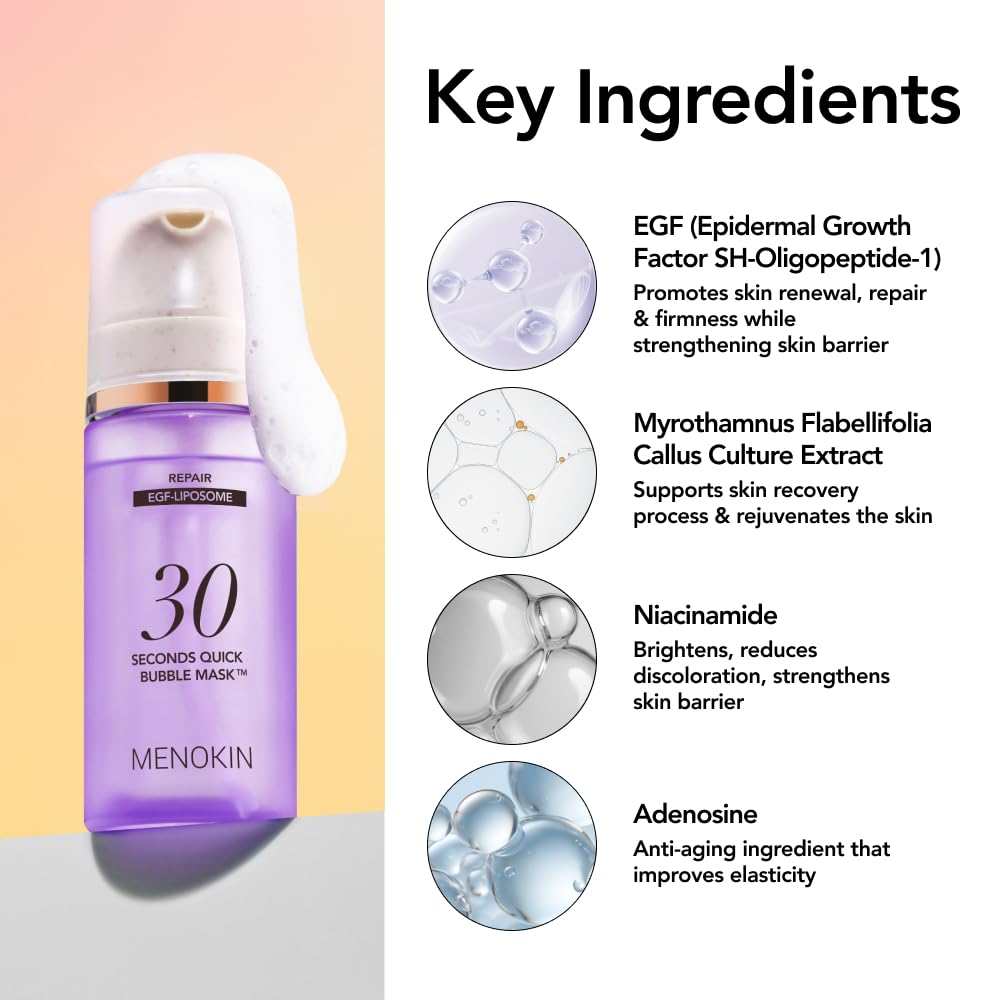 MENOKIN applying bubbles in palm showing easy spread and coverage