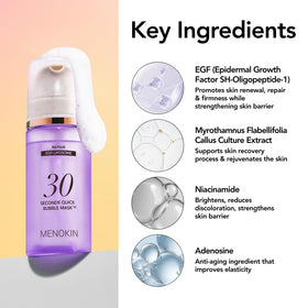 MENOKIN applying bubbles in palm showing easy spread and coverage