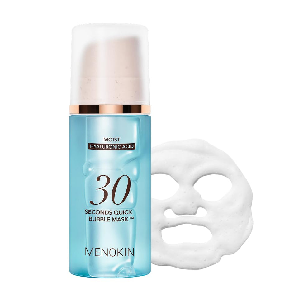 MENOKIN front jar view showing packaging and quick hydration benefit