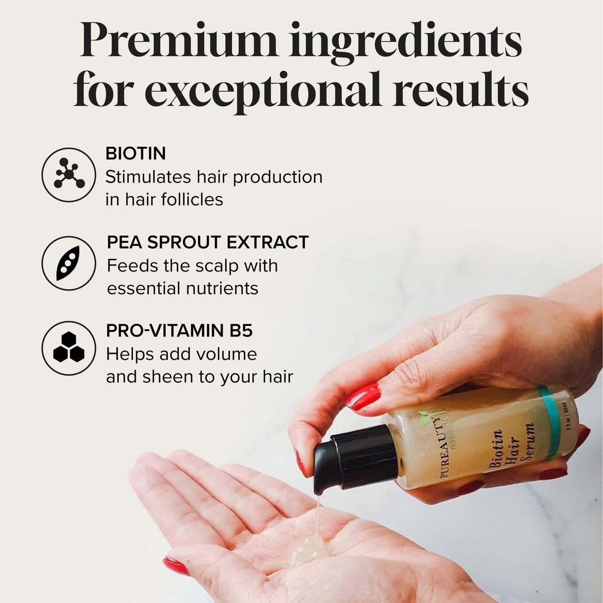 Meraz Pureauty Naturals serum droplet texture highlighting lightweight absorption