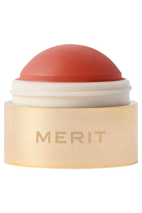 MERIT Flush Balm Lusitano front view of stick showing compact travel ready design