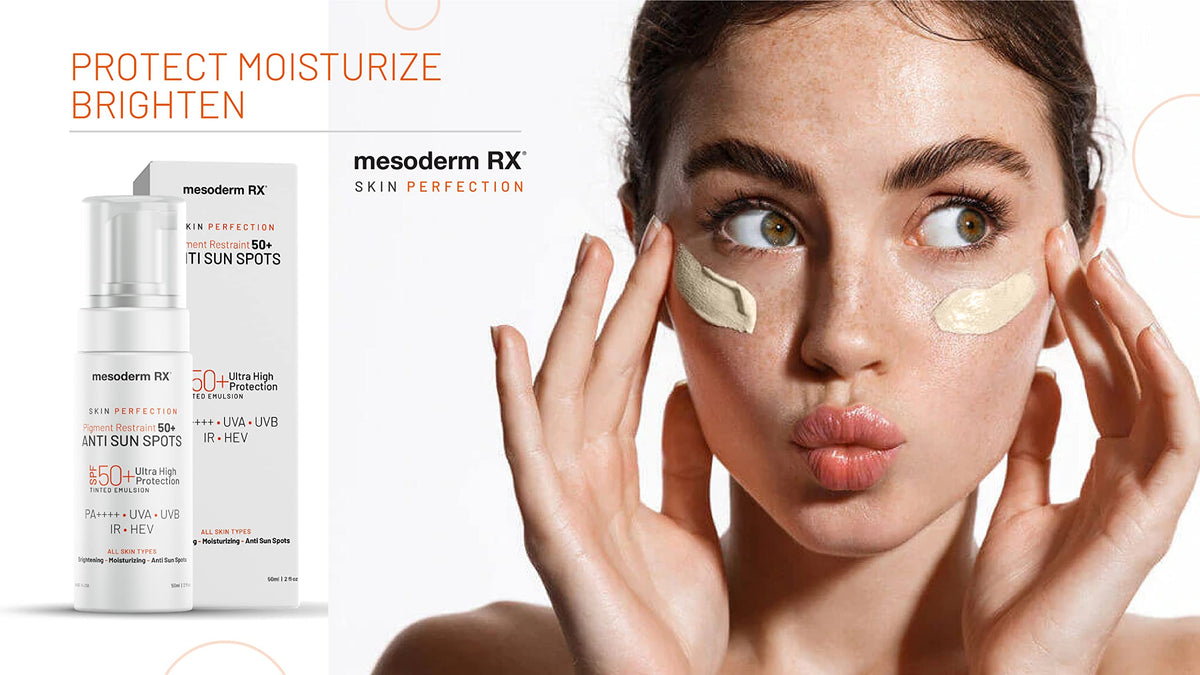 Application of Mesoderm RX on hand demonstrating non-greasy absorption and smooth feel