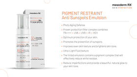 Mesoderm RX blended under foundation to show compatibility with makeup and even base