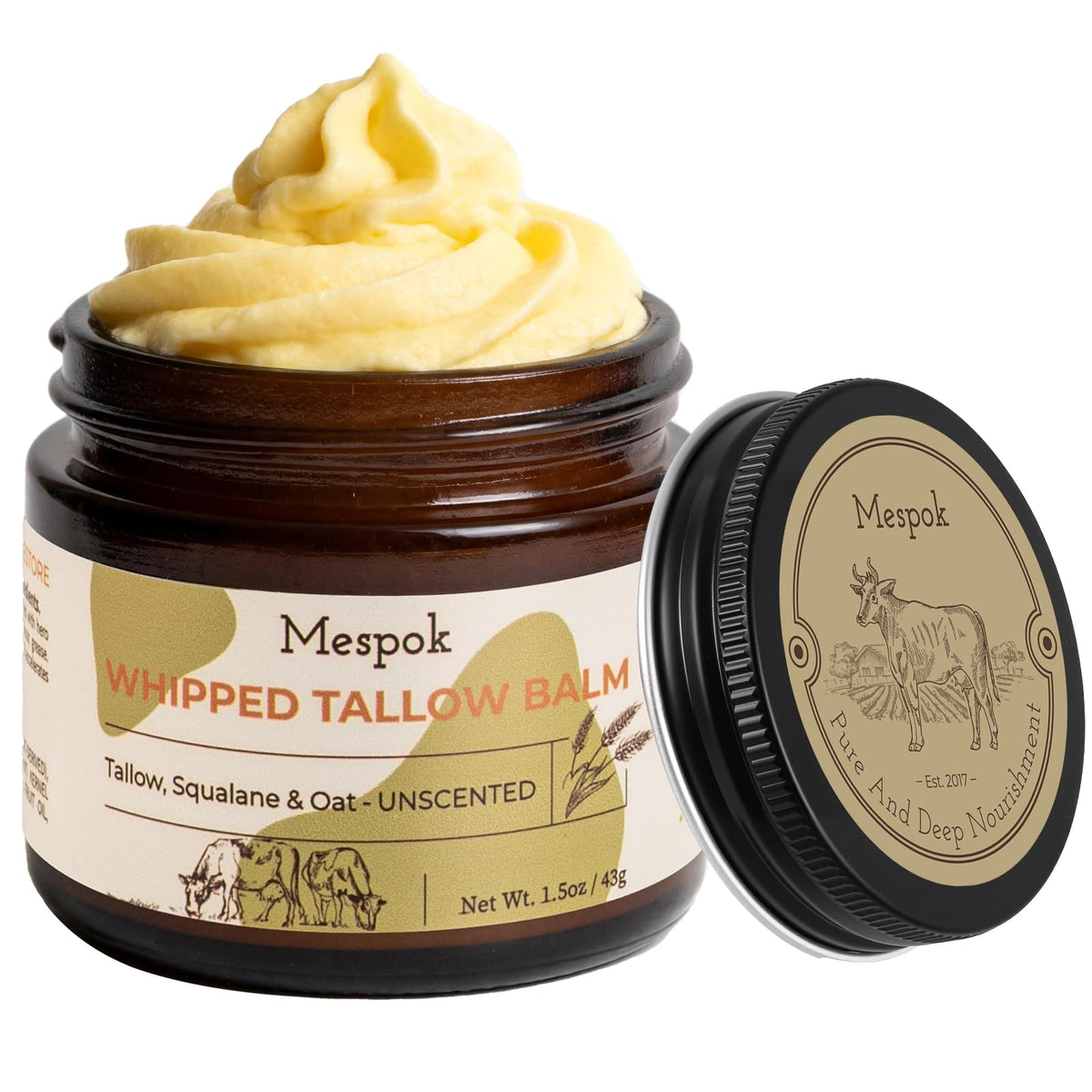 Mespok jar front view showing clean packaging and product identity benefits