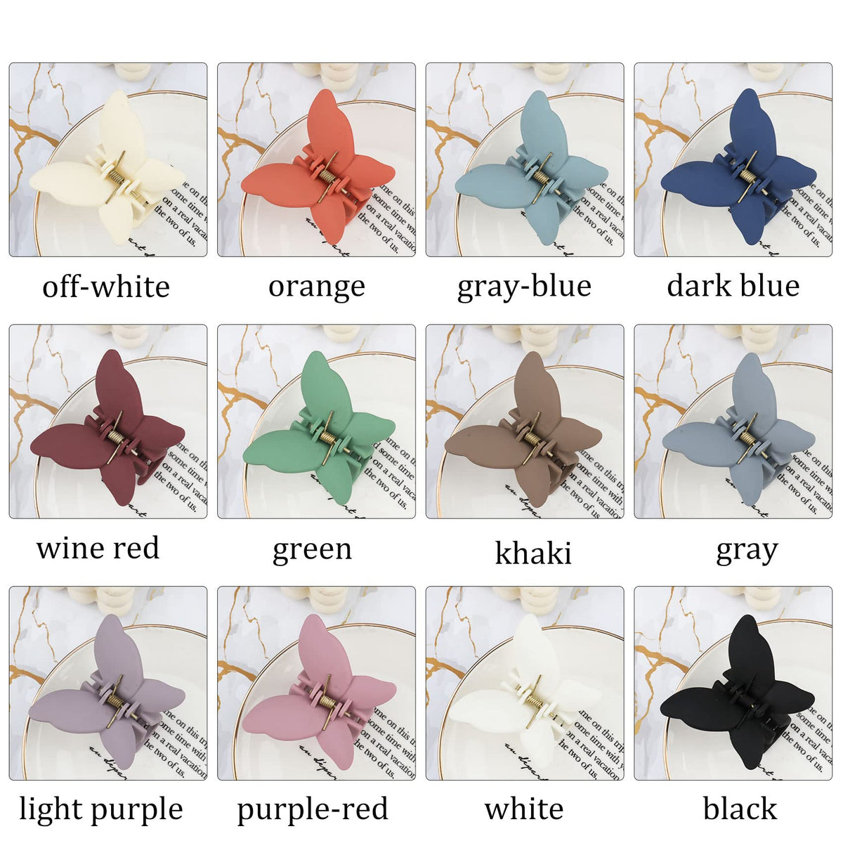 Messen color assortment laid out to show matching options and versatility