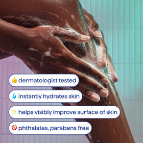 Method gel lather close-up displaying creamy foam and moisturizing texture benefit