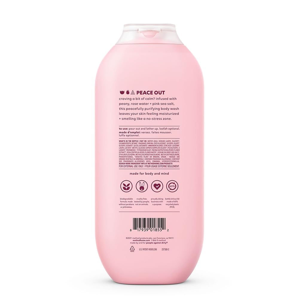 Method bottle in bathroom arranged for daily routine convenience