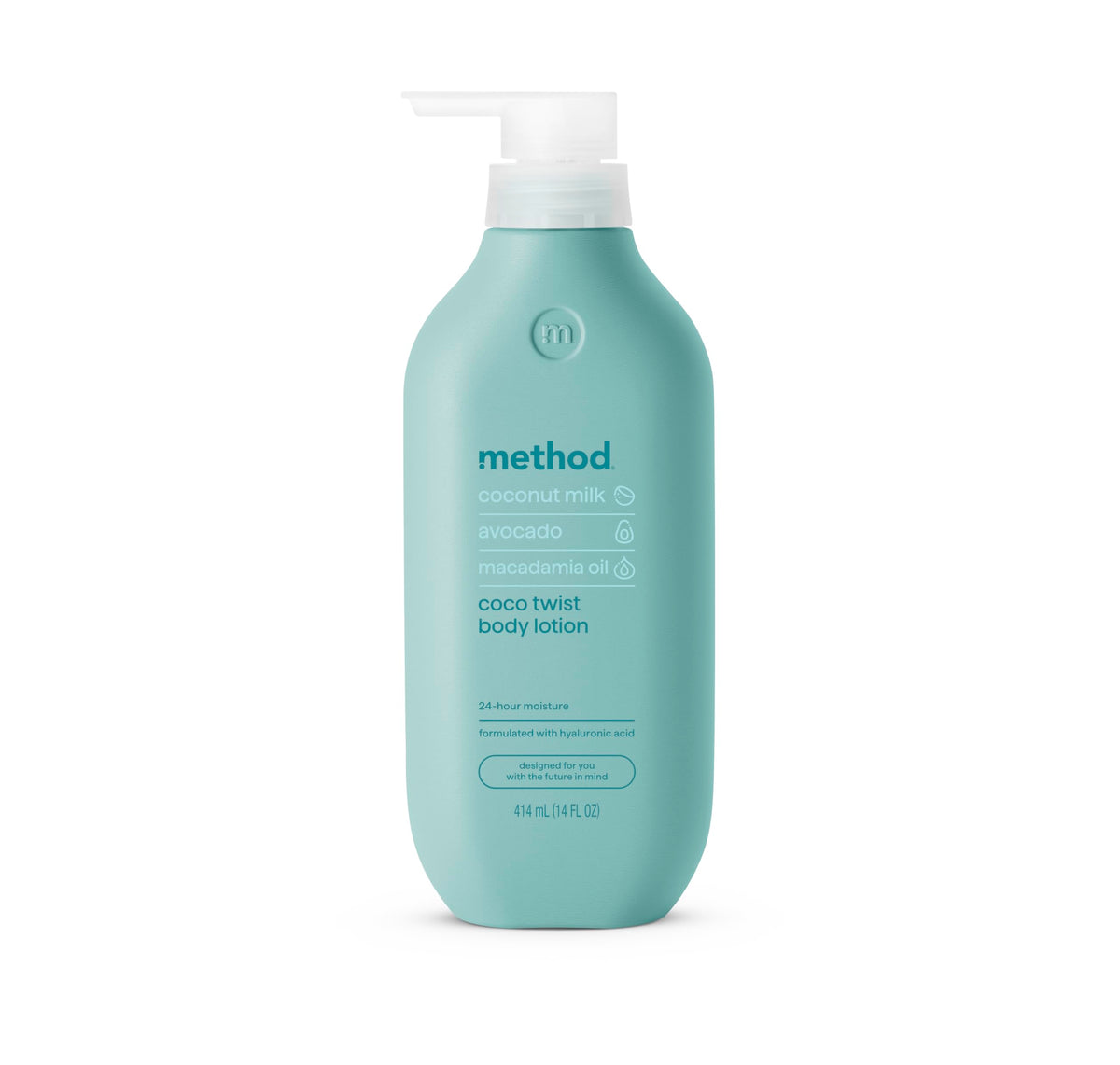 Method Coco Twist front bottle showing label and coconut scent benefit
