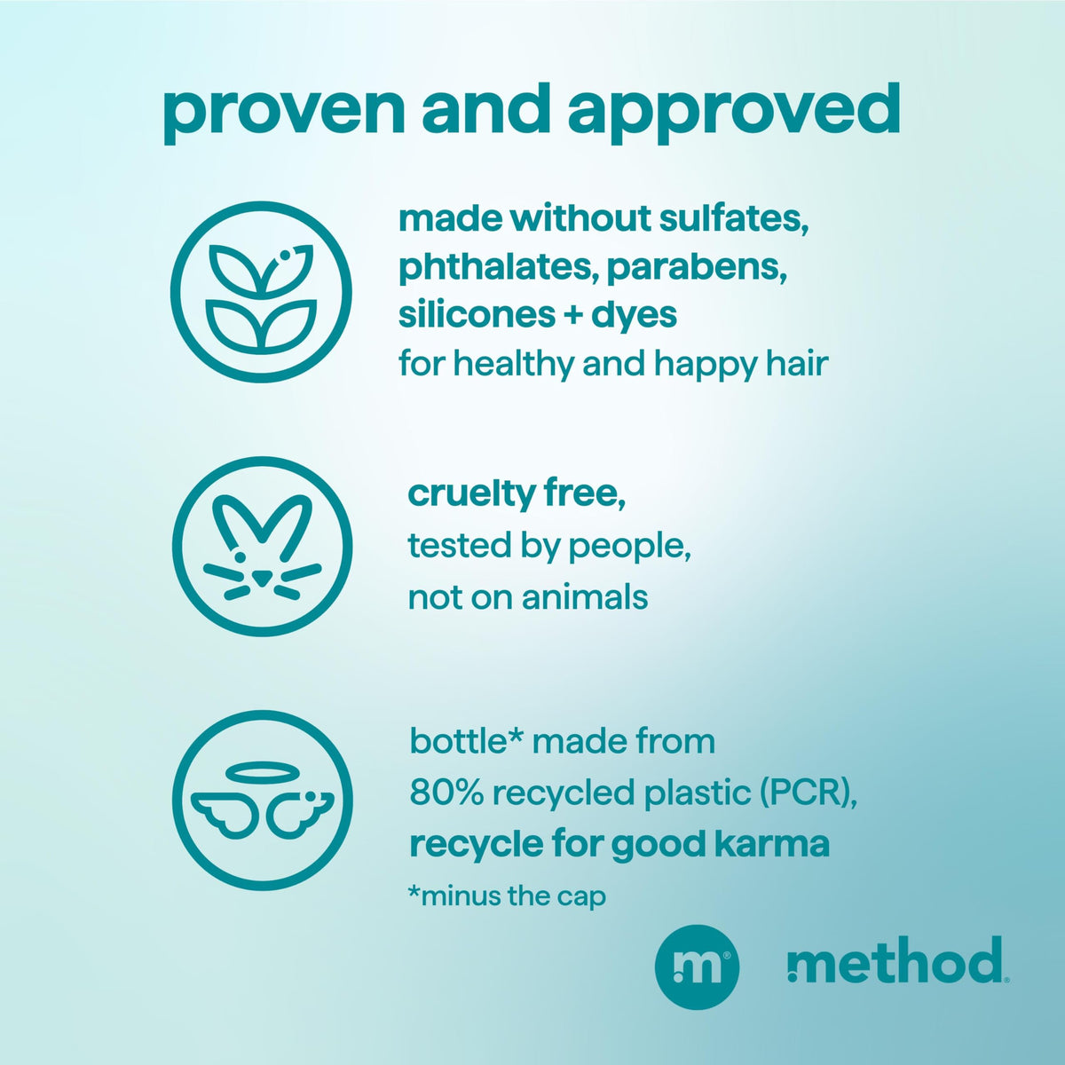 Before and after curl comparison using Method for enhanced definition