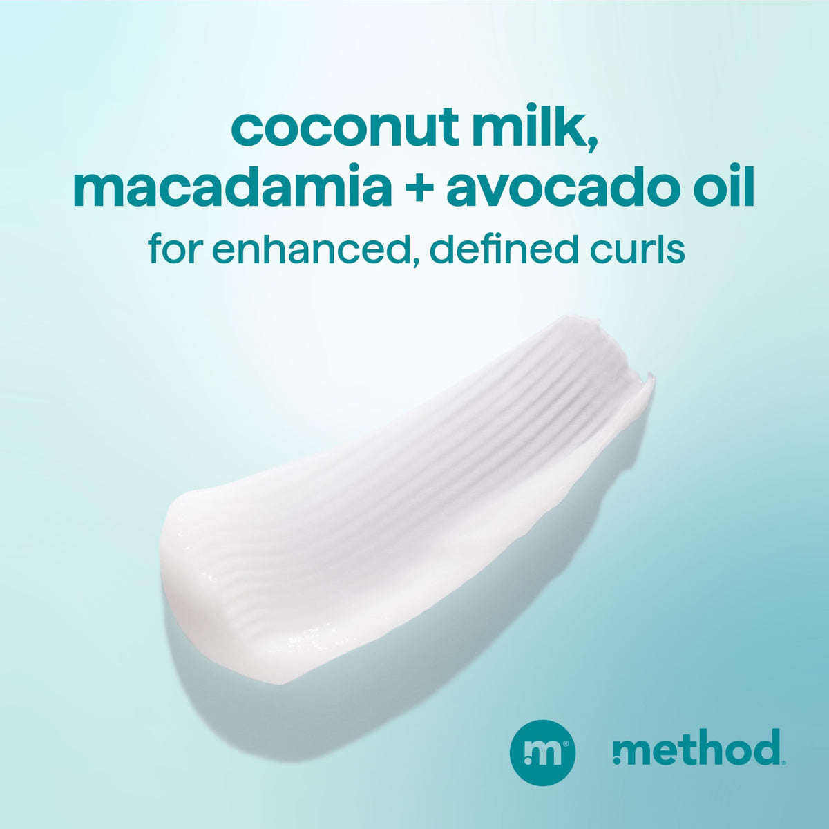 Method creamy co-wash texture close-up showing nourishing consistency