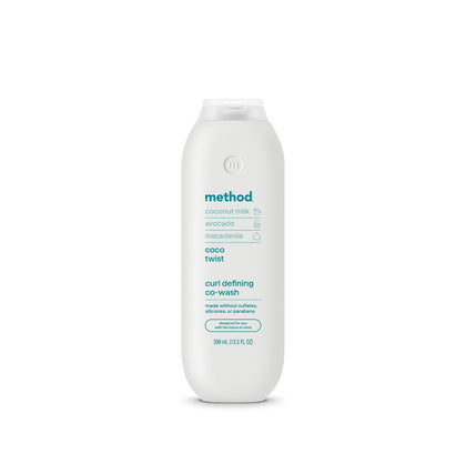 Method front bottle shot showing label and Coco Twist fragrance benefit
