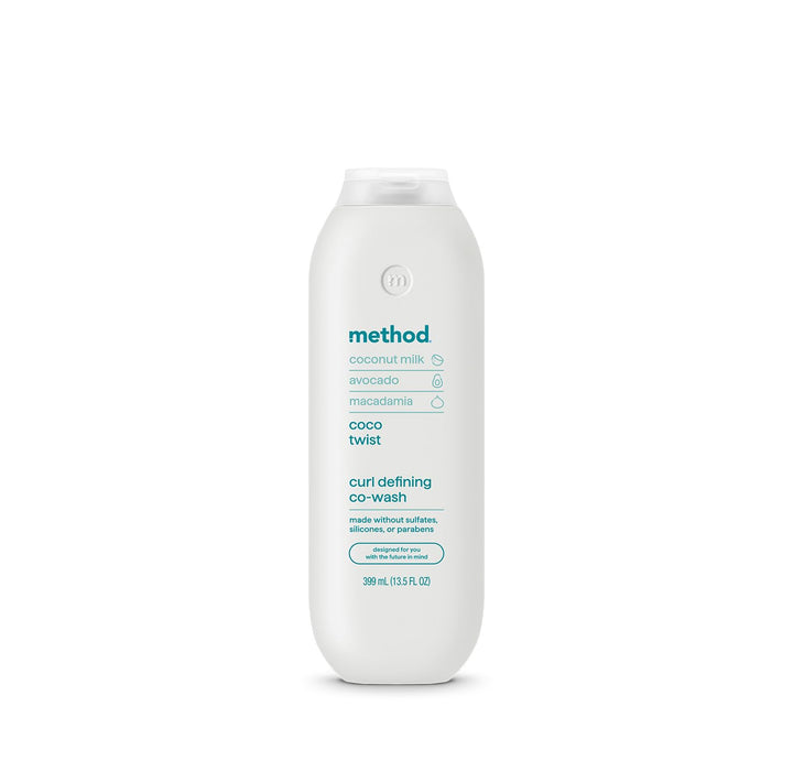 Method front bottle shot showing label and Coco Twist fragrance benefit
