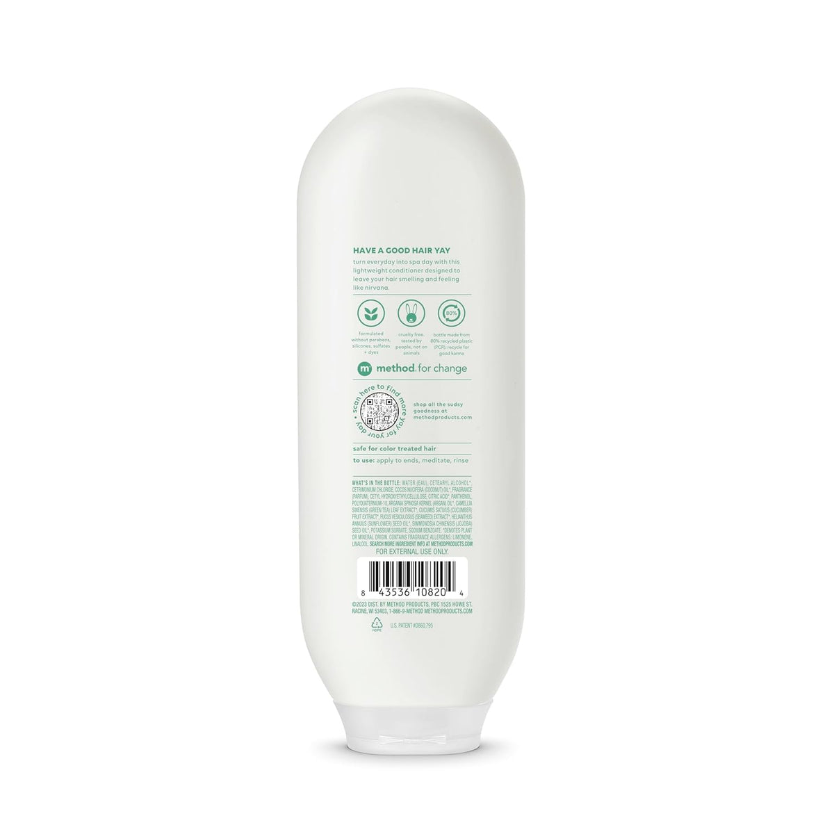 Method conditioner cream close-up showing smooth, moisturizing texture