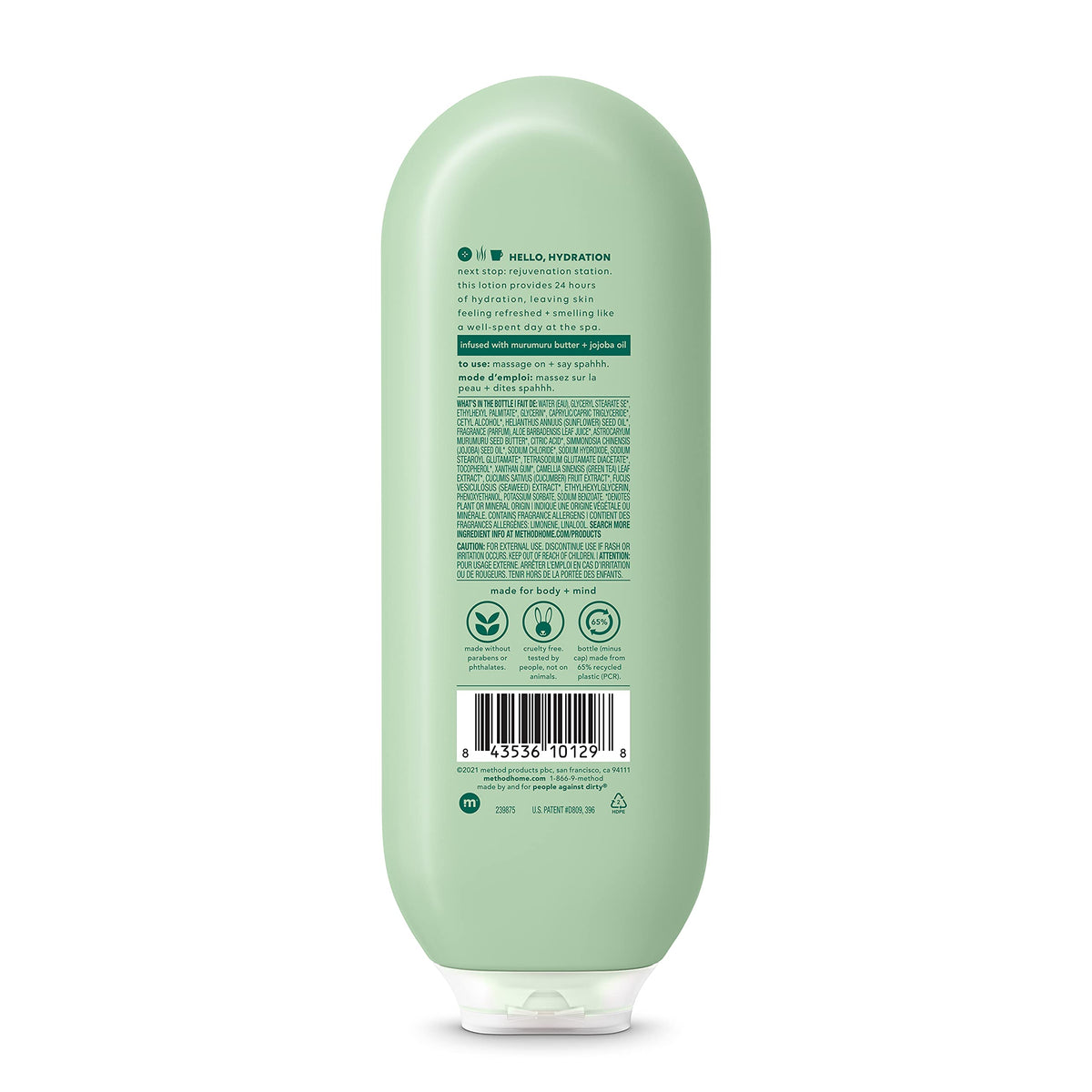 Method Daily Zen pump close-up highlighting convenient, spill-free design