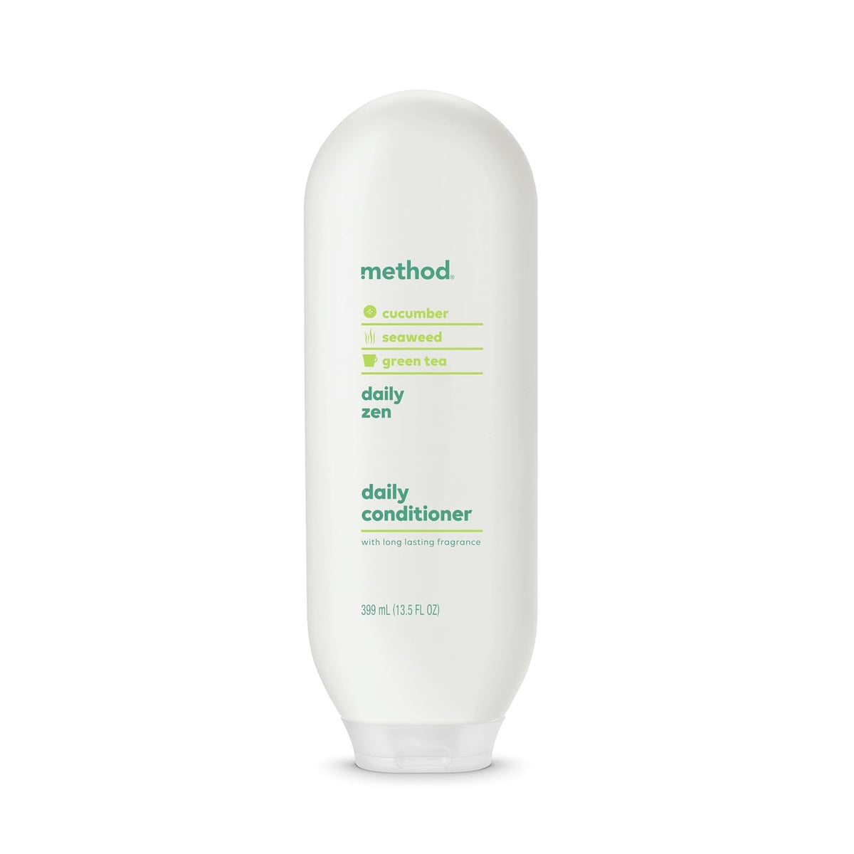 Method shampoo texture poured from bottle showing light lathering action