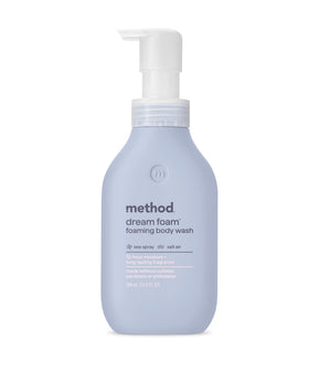 Method Dream Foam front bottle view with sea spray scent, evokes fresh cleanliness