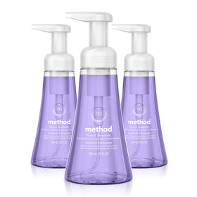Method French Lavender front packaging showing three bottles and clear labeling for convenience