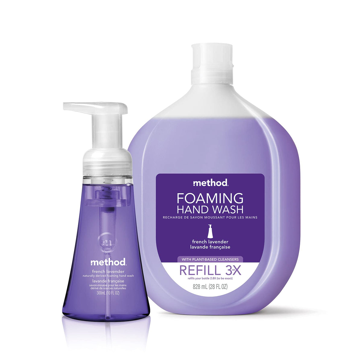 Method French Lavender by sink lifestyle scene showing pleasant scent and everyday use