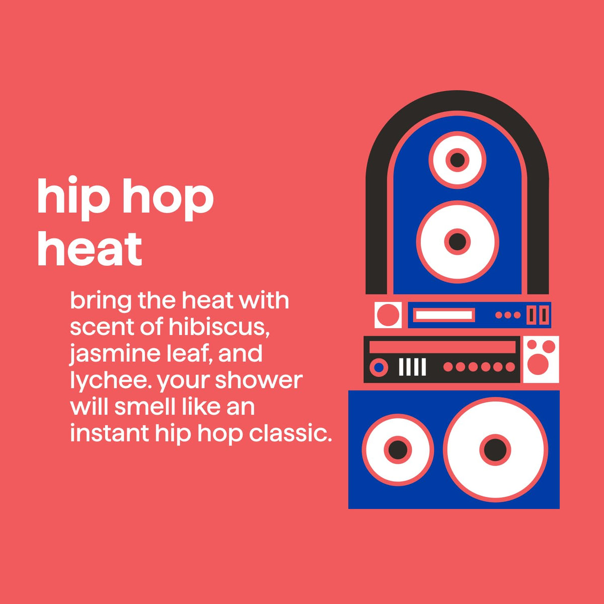 Method Hip Hop Heat lather close-up showing gel texture and quick rinsing benefit