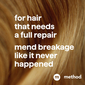 Method label close-up highlighting product name and clean ingredients