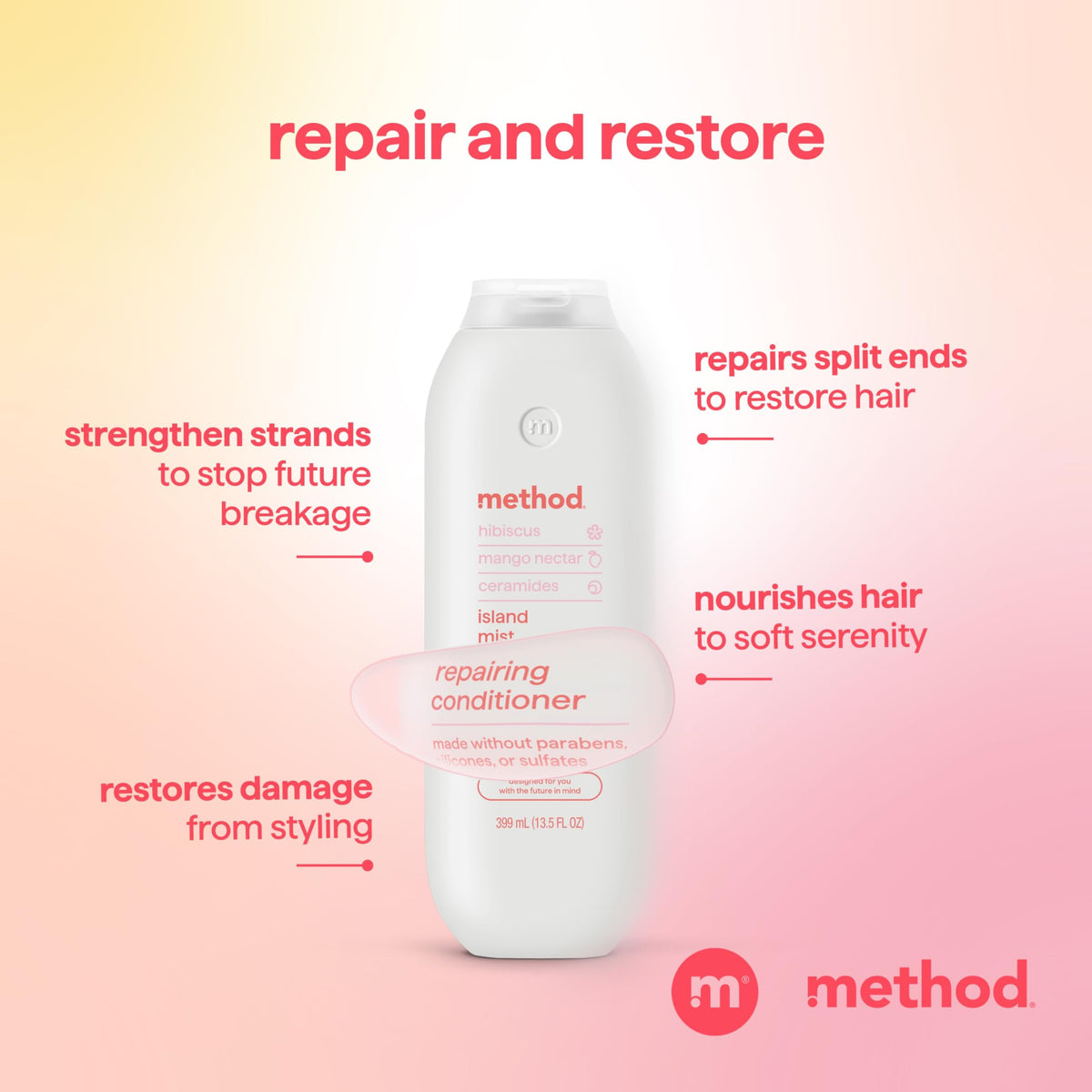 Method creamy conditioner texture on palm demonstrating smooth application