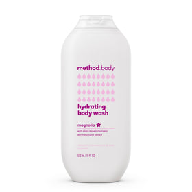 Method front packaging magnolia 18 oz showing bottle and label for easy recognition