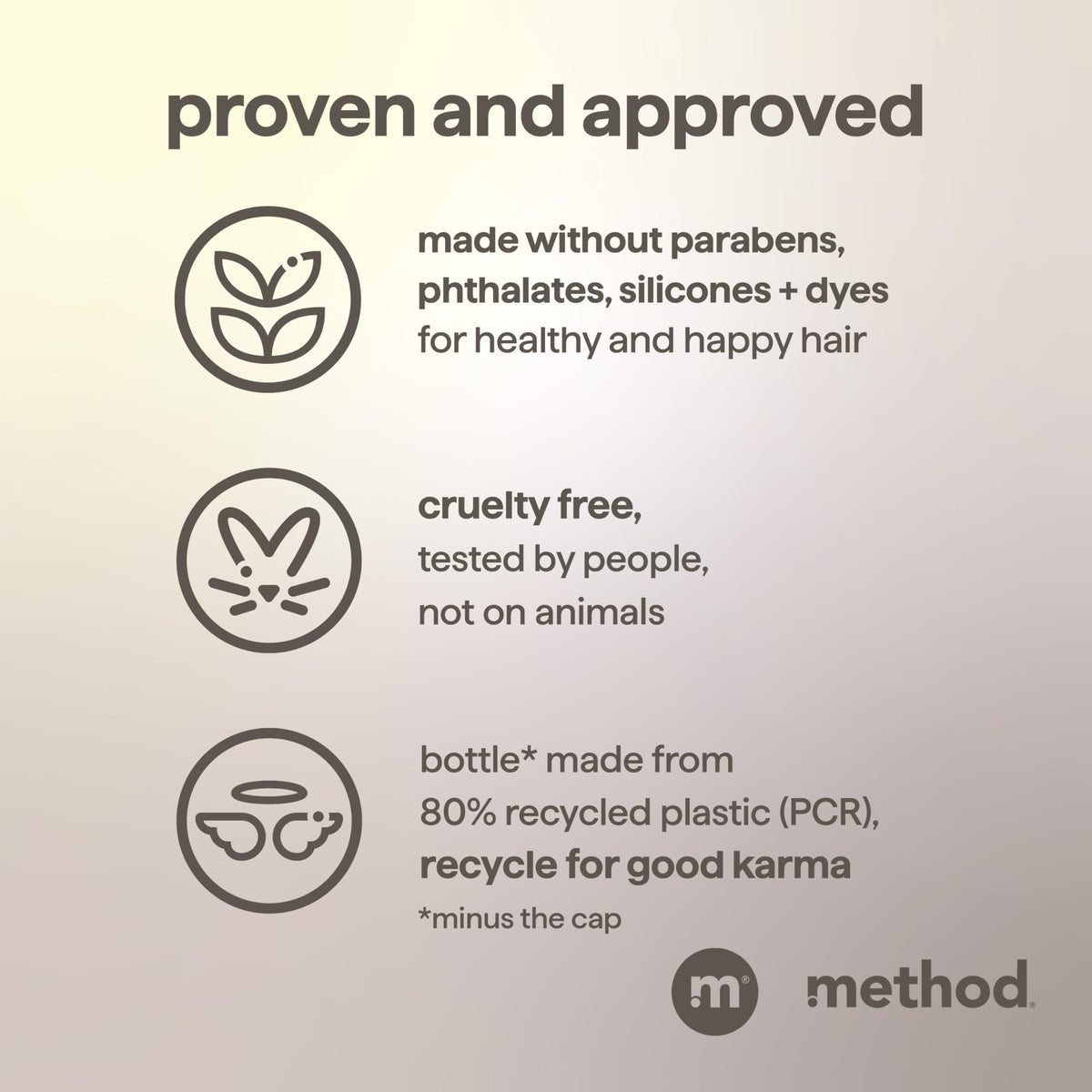 Method Men bottle in shower being used for a fast clean and condition routine benefit