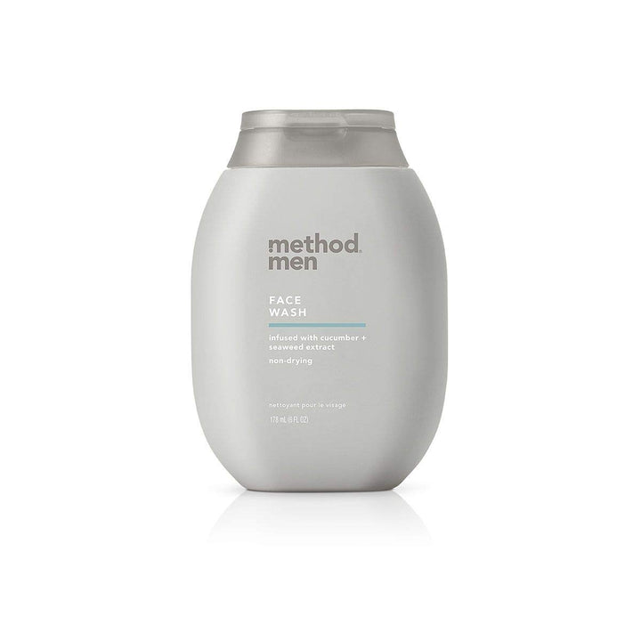 Method men face wash front packaging showing bottle and branding for easy identification