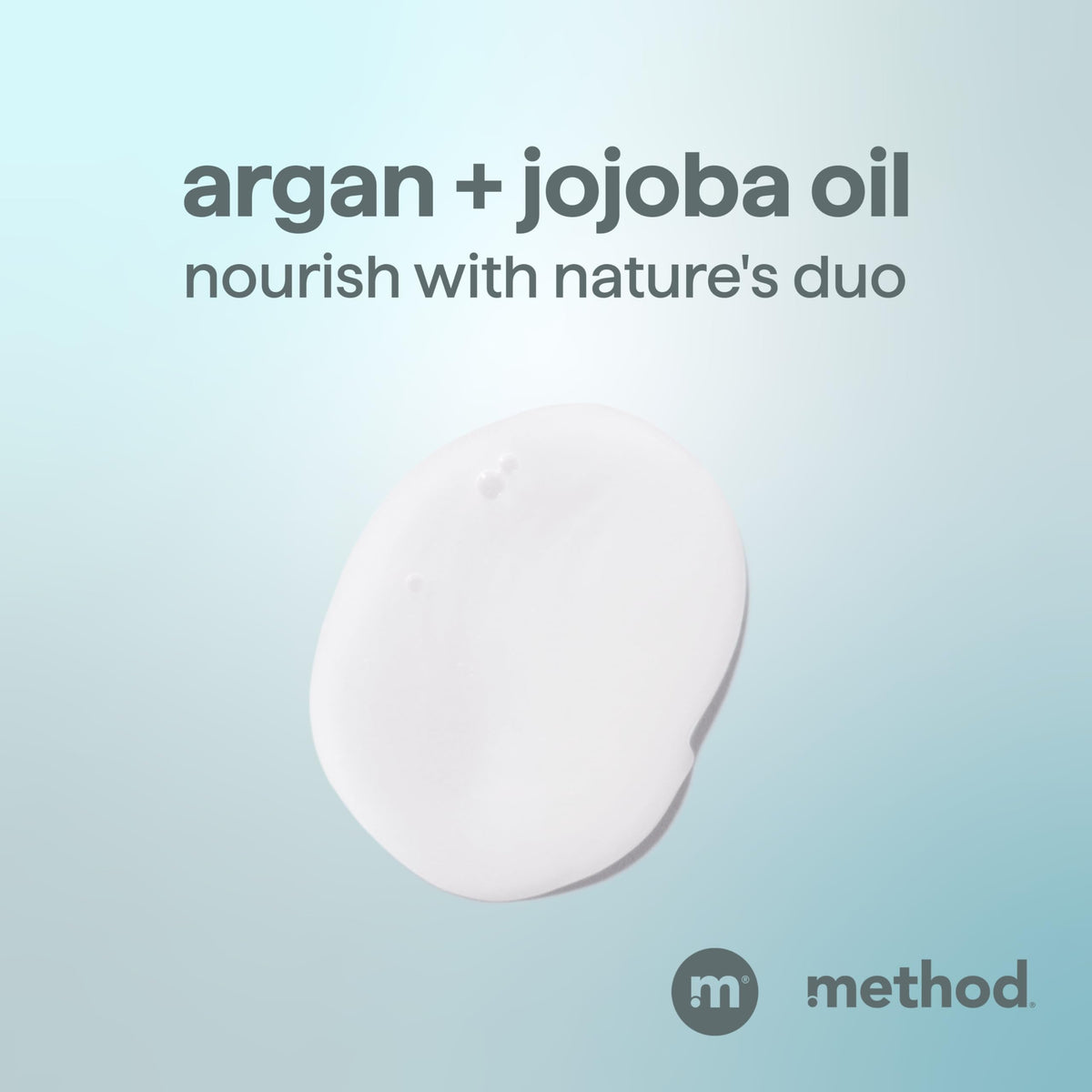 Method label close-up highlighting ingredients and transparency benefit