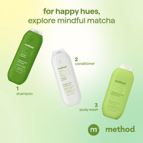Method bottle recycling mark close-up, promotes 80% post-consumer recycled plastic