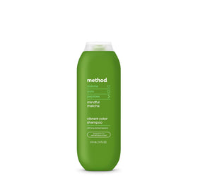 Method Mindful Matcha front packaging showing bottle and label, highlights color protection