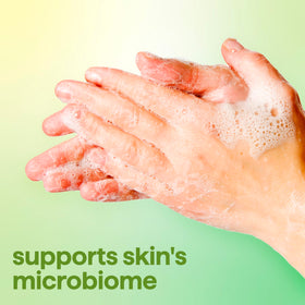Method serum texture dispensed on palm showing moisturizing, non-greasy feel