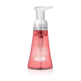 Method pink grapefruit pump closeup highlighting easy-press dispenser and neat foam delivery