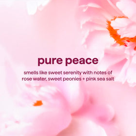 Method Pure Peace ingredient label highlighting gentle formulation benefits