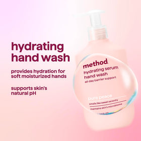 Method Pure Peace pump close-up for easy dispensing and convenience