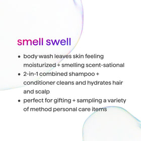 Method Sea + Surf gel texture closeup showing smooth consistency for quick spreadability