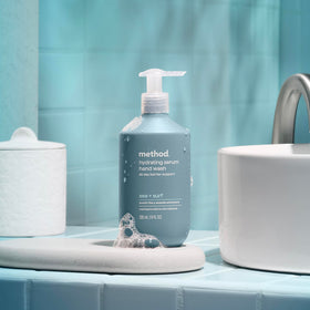 Method Sea + Surf three-pack stacked to show value and multiple refill-ready bottles