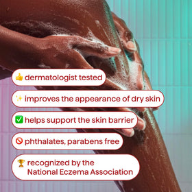 Method gel texture close-up illustrating creamy lather that soothes skin