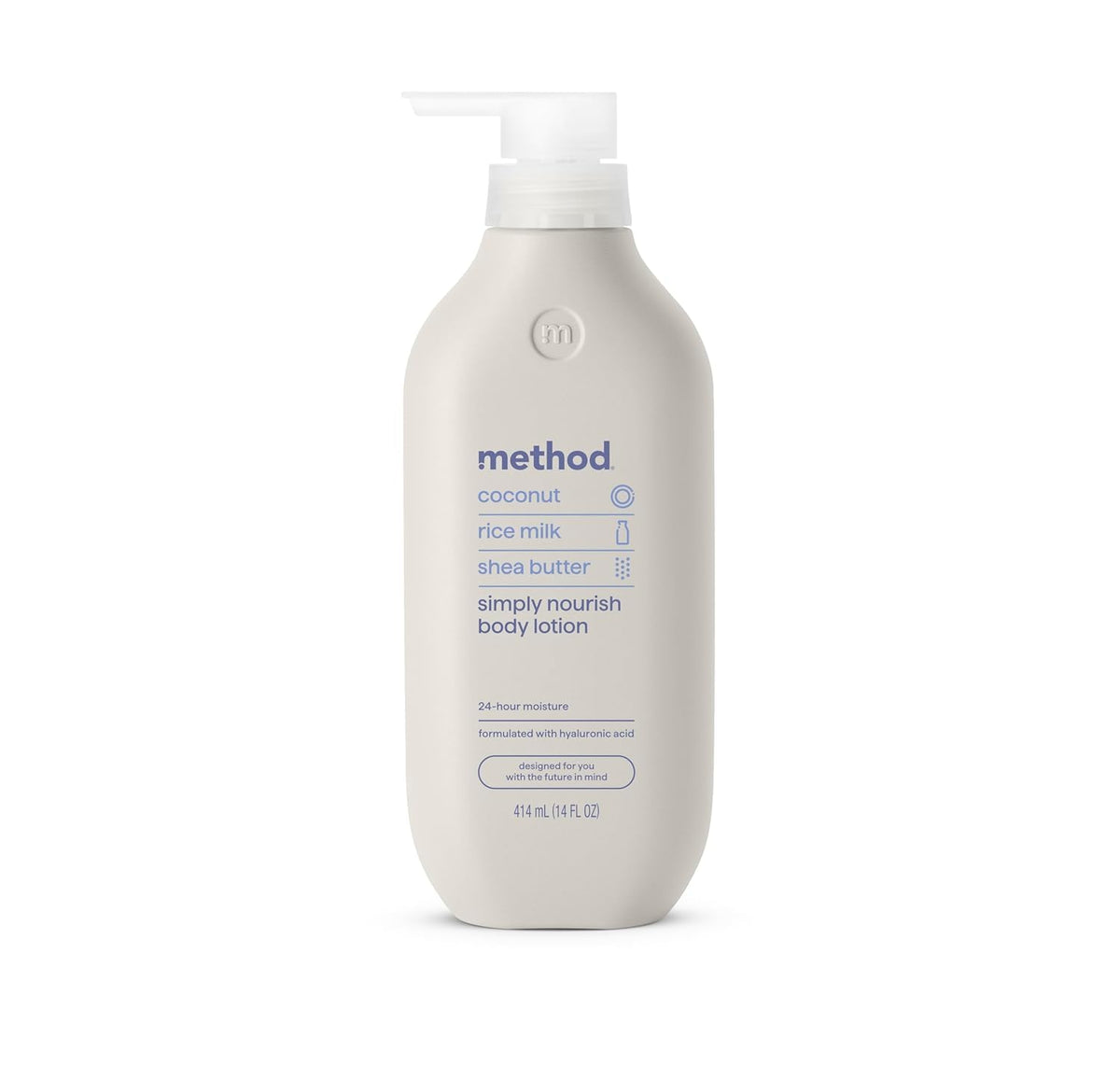 Method front bottle showing label and 14 oz size, communicates dependable hydration