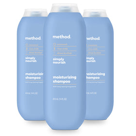 Method front packaging showing 14 oz bottle and pack benefits