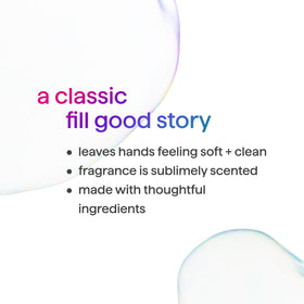 Method bottle held next to hand to show 34 fl oz size and long-lasting supply